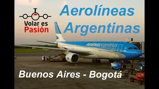 Trip report Aerolíneas Argentinas  Airbus A330200  Buenos Aires  Bogotá [upl. by Matrona]