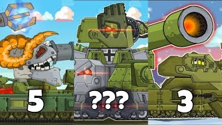 Top 15 Tank cartoon Evolutions  Home animations all top tanks evolution rank 20182024 [upl. by Ayerf]