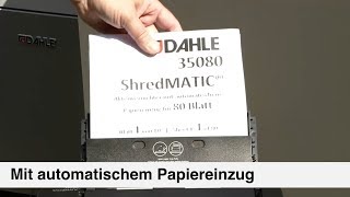 Aktenvernichter DAHLE ShredMATIC 35080 [upl. by Vinnie]