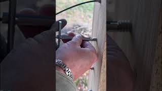 Easy install handrailing easy installation handrail diy reels fyp house deck [upl. by Eldridge]