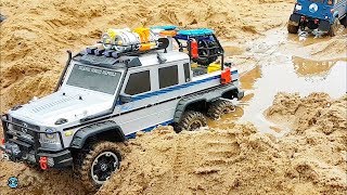 RC CRAWLER 6x6 RESCUE and BOAT KIDNAPPING [upl. by Phyllida715]