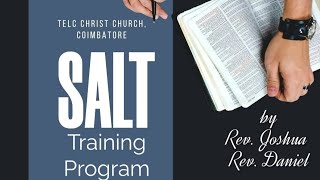 Bible Study LiveRev JoshuaRev Daniel SALT Training Program02042024TELC Christ Church CBE [upl. by Oirom]