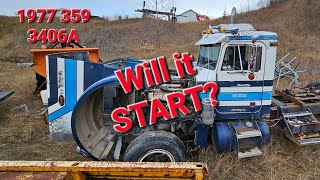 1977 Peterbilt 359 sitting for 20 years will it start [upl. by Atiuqet]