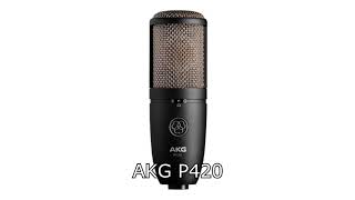 AKG P420 vs AKG C214 Mic Test [upl. by Letty]