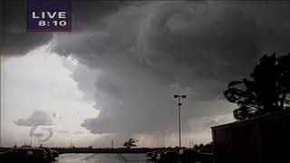 June 13 1998 Tornado forms over KOCOTV [upl. by Orabla628]