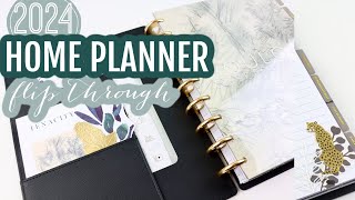 🏠 2024 Home  Catchall Happy Planner Setup and Flip Through  Part 1 [upl. by Kirchner465]