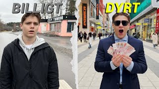 BILLIGT VS DYRT FÖRORTEN VS STORSTAN [upl. by Retsim]