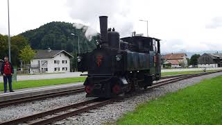 Bregenzerwaldbahn Museumsbahn Bezau  Schwarzenberg september 2018 [upl. by Frentz]