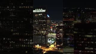 Downtown Tampa at Night From the Sky shorts youtubeshorts downtown [upl. by Idnib]