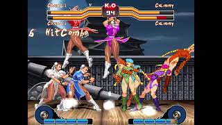 4 Vs 4Team Chun Li Vs Team Cammy MUGEN [upl. by Ziul]