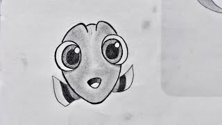 How to Draw Dory from Finding Nemo – Easy Drawing Tutorial [upl. by Domel836]