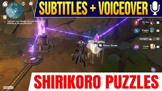 Shirikoro Peak Full Walkthrough amp Guide  Relay Stone Puzzles  Genshin Impact v22 Tsurumi Island [upl. by Barri]