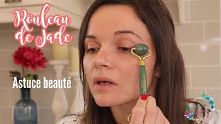 ❥ COMMENT UTILISER LE VRAI ROULEAU DE JADE OUTIL DE BEAUTÉ ANTI RIDES 🌿 [upl. by Bently]