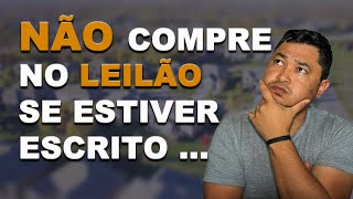 3 TIPOS DE IMÓVEIS PARA EVITAR DE QUALQUER MANEIRA NOS LEILÕES JUDICIAIS DE IMÓVEIS obs a 3 é a pior [upl. by Mortie]