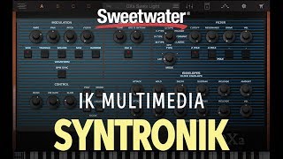 IK Multimedia Syntronik Synthesizer Plugin Demo [upl. by Allecsirp371]