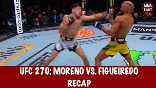 UFC 270 Brandon Moreno vs Deiveson Figueiredo Recap [upl. by Glad707]