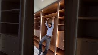 wardrobe 🥳🥳🥹🥹wardrobe almari youtube wardrobe installation subscribe video shorts [upl. by Hanley]