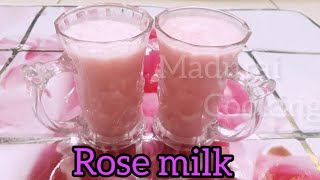 Ice cream Rose milk  Easy Iftar DrinkRose milk Recipe  Summer Drinkin Tamil [upl. by Desai]