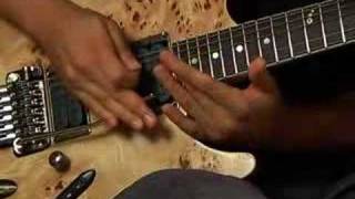 Herman Li Guitar lesson part 7 natural harmonics [upl. by Bohannon]