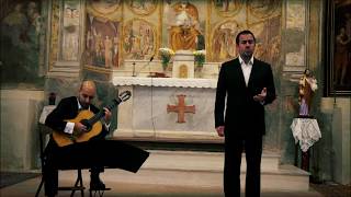 Bellini Vaga Luna  Duo Cum Corde  S Osbat tenor  A Tedesco guitar [upl. by Chil]