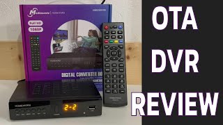 Mediasonic Homeworx 2024 Model OTA HD Digital TV Converter Box PVR DVR Recorder Review HW250STB [upl. by Nerrej]