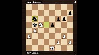 Bent Larsen vs Ludek Pachman  Amsterdam Interzonal 1964  Round 1 [upl. by Aneeles]