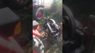 Mahindra jivo 225 Di से कपलिंग के पंखे से पानी चलता हुआ Manav Ahlawat YouTube [upl. by Suisyola]