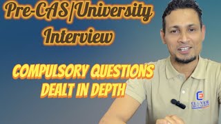 PreCAS Interview Questions amp Answers [upl. by Merla]