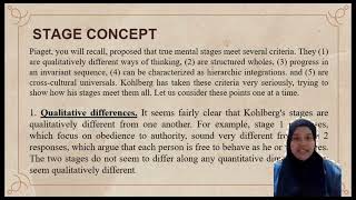 GROUP 4 Kohlbergs Stages of Moral Development [upl. by Philander]