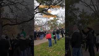 4K Walk Notre Dame vs Virginia Game Day  Tailgate Crowd Energy amp College Football Vibes  Part 3 [upl. by Alexina]