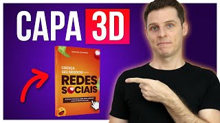 Como Criar uma Capa de eBook 3D linda e Profissional Online e Grátis [upl. by Ennaeerb869]