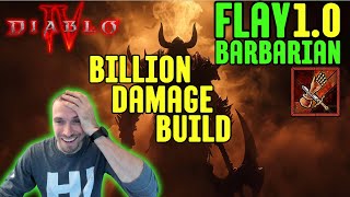 Insane Flay Barbarian Build Guide Billions of damage [upl. by Jahdal]