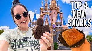 TOP 4 NEW SNACKS AT MAGIC KINGDOM [upl. by Olivia209]