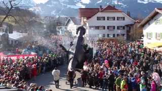 Faschingsumzug in Fischen im Allgäu [upl. by Hildie]