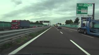 Italy  ItalienAutostrada A4 Richtung Milano  A22 Richtung Bolzano [upl. by Ahsienor]