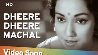 Dheere Dheere Machal Ae Dil  Surekha Pandit  Tarun Bose  Anupama  LataMangeshkarsongs [upl. by Moria]