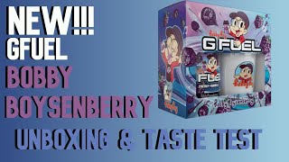 NEW Bobby Boysenberry GFuel Unboxing and Taste Test [upl. by Leontyne355]