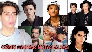 Cantantes famosos llegando a Notas ALTAS Hombres  Cómo Cantar Notas Altas  Vargott [upl. by Cathee]