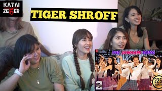 Girls Reaction on Tiger shroff dance  KATAI ZEHER REACTION [upl. by Aifos737]