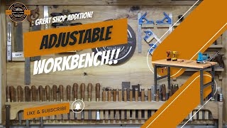 How to Assemble an Adjustable Height Workbench for Ultimate Woodworking Controlquot [upl. by Bounds]