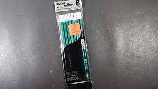 Dixon Professional Fashion HB Pencil Review with Ticonderoga Comparison [upl. by Riek375]