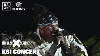 KSI’s Stunning First DAZN X Series 17 Concert [upl. by Spalla]