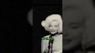 Marilyn Monroe performed famous rendition of Happy Birthday 5191962 todayhistory ushistory [upl. by Hazeghi]