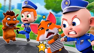 Super Police vs Bad Thief  Watch Out for Danger Song  More Funny Kids Songs amp Nursery Rhymes [upl. by Chrystal931]