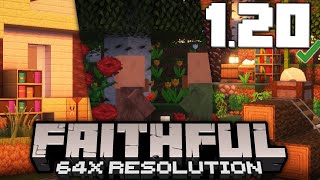 Faithful 64x64 1201206 Texture Pack Download amp Install Tutorial [upl. by Beall728]