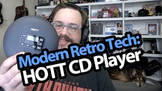 Modern Retro Tech HOTT Portable CD Player Unboxing and Testing [upl. by Lola231]