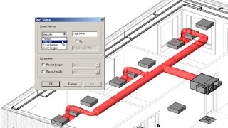 REVIT Duct sizing [upl. by Saloma]