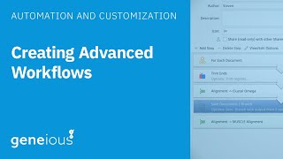 Creating Advanced Workflows in Geneious Prime [upl. by Ziana]