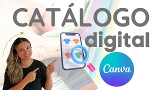 Cómo hacer un CATALOGO DIGITAL con Canva tipo REVISTA [upl. by Widera]