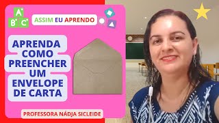 O QUE É DESTINATÁRIO E REMETENTE  CORREIOS  CARTA  ENCOMENDA [upl. by Nerret]